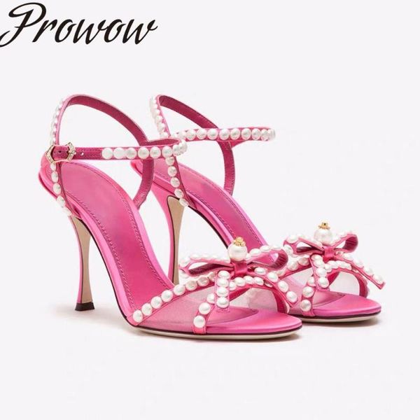 prowow new pink pearl beading thin high heel sandals woman cute lace bowknot stiletto sandals wedding party shoes women, Black
prowow new pink pearl beading thin high heel sandals woman cute lace bowknot stiletto sandals wedding party shoes women, Black