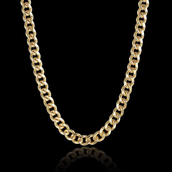 7mm men women 585 gold color necklace curb cuban chains 20 inchs 50cm male jewelry collares choker kolye colar de ouro, Silver
7mm men women 585 gold color necklace curb cuban chains 20 inchs 50cm male jewelry collares choker kolye colar de ouro, Silver