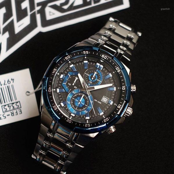 men watches quartz movement watches watch male clock men team style party efr-539d/bk-1a21, Slivery;brown
men watches quartz movement watches watch male clock men team style party efr-539d/bk-1a21, Slivery;brown