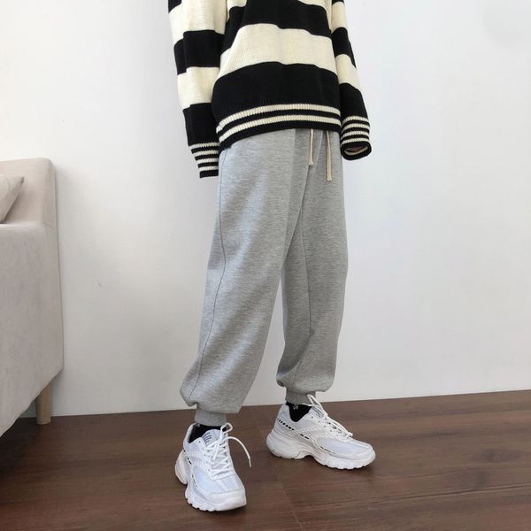 men's pants 2021 warm solid winter men joggers fleece sweatpants fashion streetwear sports trousers pantalon homme, Black
men's pants 2021 warm solid winter men joggers fleece sweatpants fashion streetwear sports trousers pantalon homme, Black