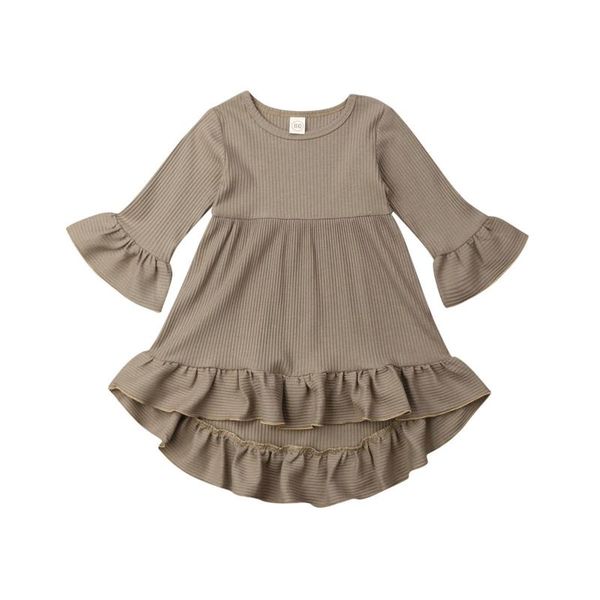 toddler kid baby girl dress clothes long flare sleeve ruffles solid party casual dress wedding princess, Red;yellow
toddler kid baby girl dress clothes long flare sleeve ruffles solid party casual dress wedding princess, Red;yellow