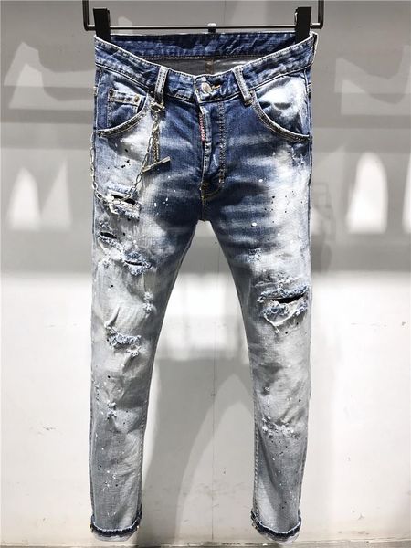 2020 dsquared2 luxury dsq2 designer men d2 denim jeans holes trousers pants biker jeans rock revival jeans 9612, Blue;gray
2020 dsquared2 luxury dsq2 designer men d2 denim jeans holes trousers pants biker jeans rock revival jeans 9612, Blue;gray