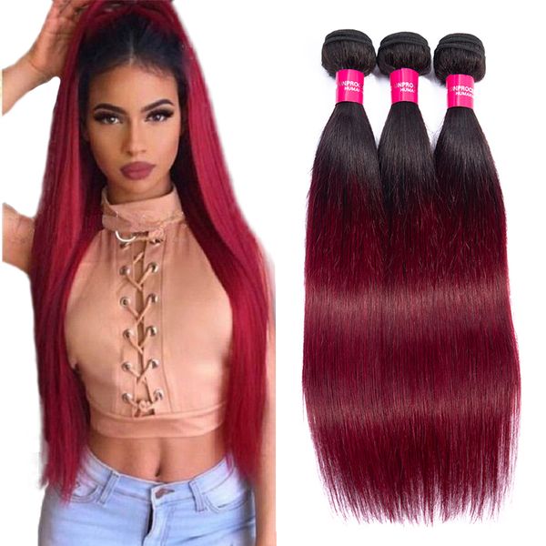 два тона 1b / бордовый человеческих волос ткачество ombre человеческих волос 3/4 пучки малайзийских прямых девственных волос утка, Black
два тона 1b / бордовый человеческих волос ткачество ombre человеческих волос 3/4 пучки малайзийских прямых девственных волос утка, Black