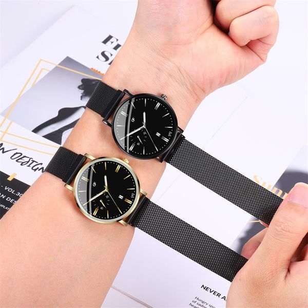 watch men relogio fashion business watch automatic simple magnet buckle mesh with analog quartz qatch zegarek meski#n18, Slivery;brown
watch men relogio fashion business watch automatic simple magnet buckle mesh with analog quartz qatch zegarek meski#n18, Slivery;brown