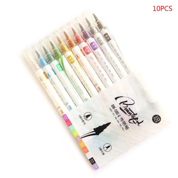 color double head pen student office metal note pen 12 monochrome metal color creative hand account line drawing greeting card c
color double head pen student office metal note pen 12 monochrome metal color creative hand account line drawing greeting card c
