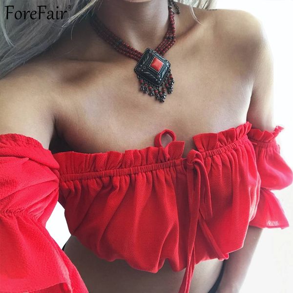 forefair summer off the shoulder crop backless lantern sleeve lace up red black white chiffon slash neck blouse women
forefair summer off the shoulder crop backless lantern sleeve lace up red black white chiffon slash neck blouse women