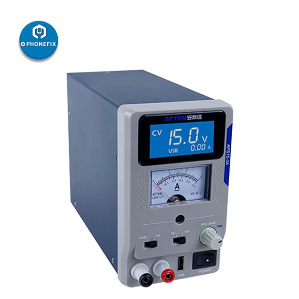 phonefix new led display adjustable stabilized linear dc power supply aps15-3a mobile phone computer repair rework 110v - 220v
phonefix new led display adjustable stabilized linear dc power supply aps15-3a mobile phone computer repair rework 110v - 220v