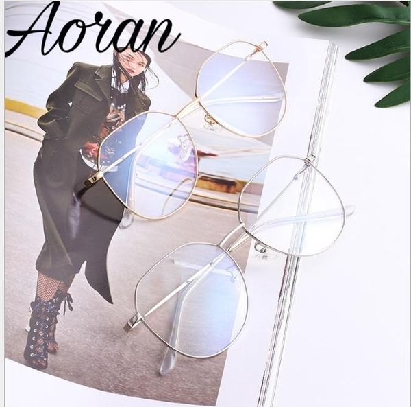 retro metal flat mirror women's polygonal glasses frame blu-ray proof glasses with myopia glasses, White;black
retro metal flat mirror women's polygonal glasses frame blu-ray proof glasses with myopia glasses, White;black
