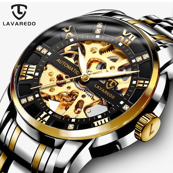 lavaredo brand luxury retro stainless steel men watch sport waterproof automatic mechanical skeleton watches cool design a5, Slivery;brown
lavaredo brand luxury retro stainless steel men watch sport waterproof automatic mechanical skeleton watches cool design a5, Slivery;brown