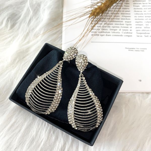 2019 designer k dropping earrings for women luxury bridal wedding jewelry gifts party ing, Silver
2019 designer k dropping earrings for women luxury bridal wedding jewelry gifts party ing, Silver