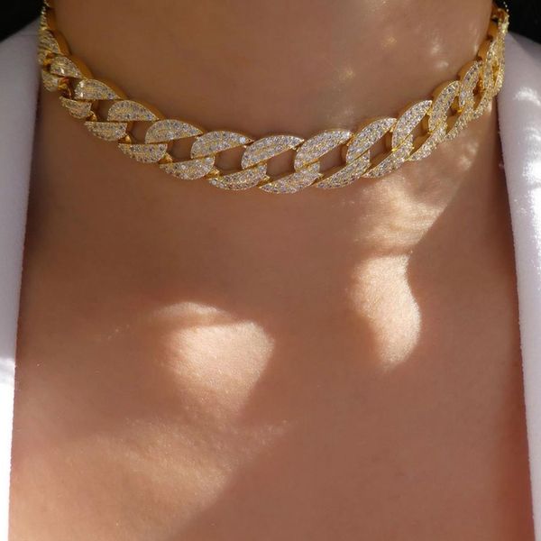 luxury designer jewelry women necklaces punk micro-inlaid womens chain full of diamond hip hop hipster necklace, Silver
luxury designer jewelry women necklaces punk micro-inlaid womens chain full of diamond hip hop hipster necklace, Silver