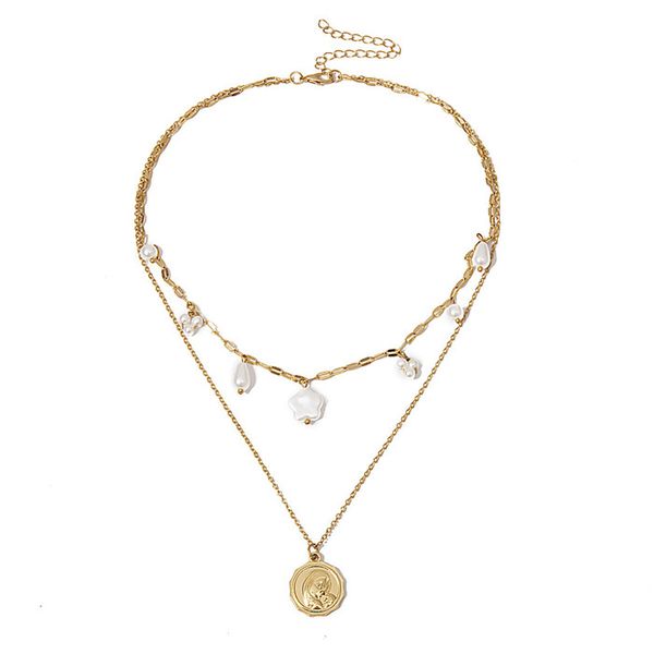 fashion-e pendant necklace hip individuality multilayer pendants for women birthday new year gift drop shipping, Silver
fashion-e pendant necklace hip individuality multilayer pendants for women birthday new year gift drop shipping, Silver