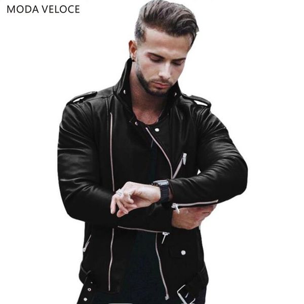 mens leather jackets fall winter coat men faux coats biker motorcycle male classic jacket quality, Black
mens leather jackets fall winter coat men faux coats biker motorcycle male classic jacket quality, Black