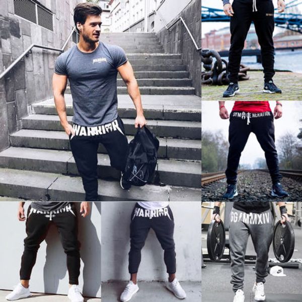 2018 new gym men sports pants trousers hip hop jogging joggers sweatpants running pants, Black;blue
2018 new gym men sports pants trousers hip hop jogging joggers sweatpants running pants, Black;blue