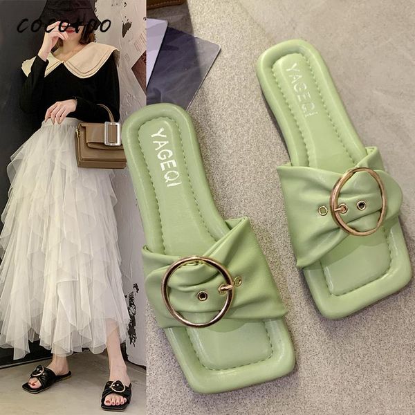 slippers women wear fashion 2020 spring and summer new wild fairy style transparent metal decoration word sandals and slippers, Black
slippers women wear fashion 2020 spring and summer new wild fairy style transparent metal decoration word sandals and slippers, Black