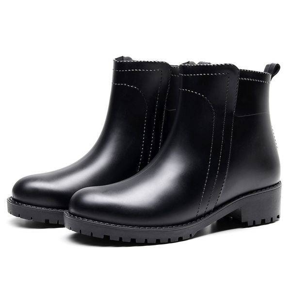 punk style snow boots women's non-slip rain boots outdoor rubber water shoes waterproof rain short quality 107, Black
punk style snow boots women's non-slip rain boots outdoor rubber water shoes waterproof rain short quality 107, Black