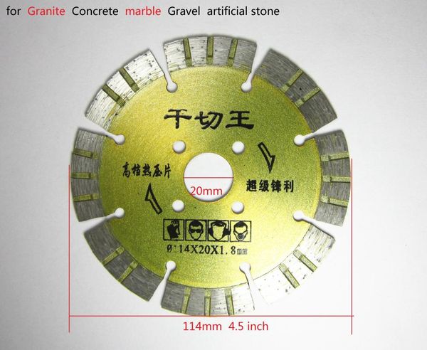 4.5'' inch diamond saw blade u tooth dry cutting diamond wheel disc granite stone masonry angle grinder electric marble machine
4.5'' inch diamond saw blade u tooth dry cutting diamond wheel disc granite stone masonry angle grinder electric marble machine