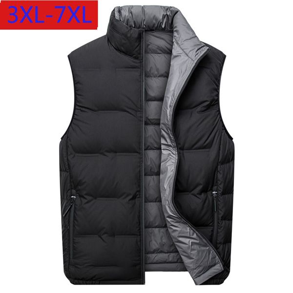 new fashion down jacket waistcoat men autumn winter light vest stand collar warm thick white duck down casual large size 3xl-7xl, Black
new fashion down jacket waistcoat men autumn winter light vest stand collar warm thick white duck down casual large size 3xl-7xl, Black