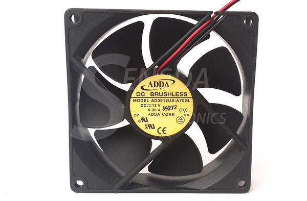 wholesale adda ad0912us-a70gl 9025 9.2cm 9cm 90mm 12v dc 0.3a cooling fan inverter fan
wholesale adda ad0912us-a70gl 9025 9.2cm 9cm 90mm 12v dc 0.3a cooling fan inverter fan