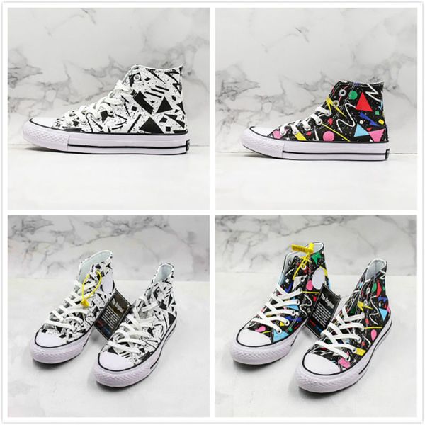 new convase star 100 geometric hi graffiti eact designer canvas sneakers men women white black cool street casual shoes
new convase star 100 geometric hi graffiti eact designer canvas sneakers men women white black cool street casual shoes
