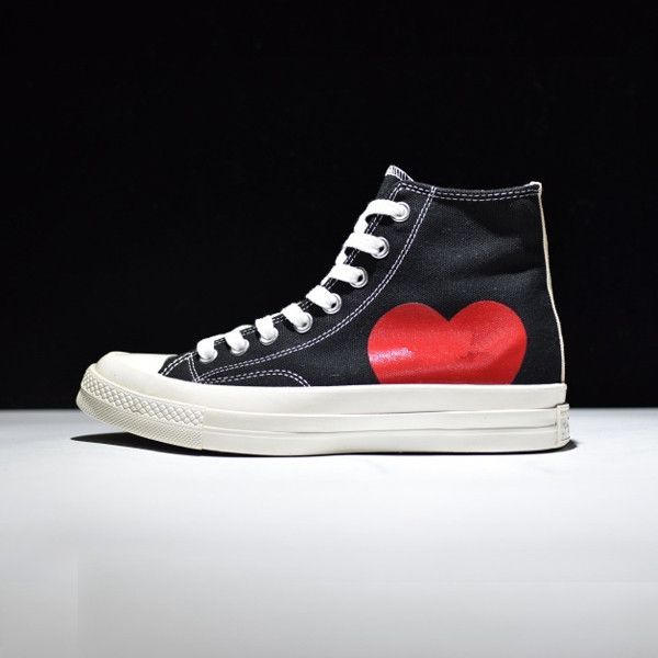 2020 big eyes play chuck 70 heart hi canvas skate shoes классические парусиновые туфли 1970-х годов название скейтборд повседневные кроссовк, Black
2020 big eyes play chuck 70 heart hi canvas skate shoes классические парусиновые туфли 1970-х годов название скейтборд повседневные кроссовк, Black