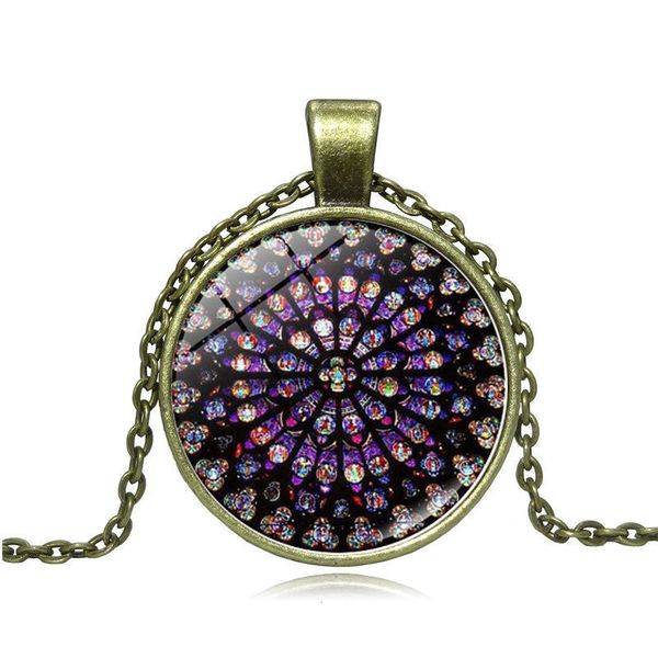 notre dame de paris necklace rose window church mural alloy glass cathedral plexiglass pendant necklace classical statement jewelry gothic, Silver
notre dame de paris necklace rose window church mural alloy glass cathedral plexiglass pendant necklace classical statement jewelry gothic, Silver