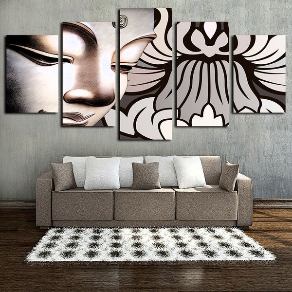 5 panels canvas wall art buddha paintings abstract buddhism pictures paintings giclee on canvas prints and posters oil paintngs artwork
5 panels canvas wall art buddha paintings abstract buddhism pictures paintings giclee on canvas prints and posters oil paintngs artwork