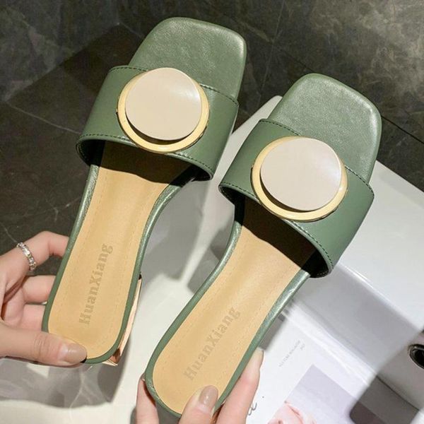 summer women shoes slippers woman female slides metal square med heels patent leather beach shoes slippers 2020 summer, Black
summer women shoes slippers woman female slides metal square med heels patent leather beach shoes slippers 2020 summer, Black