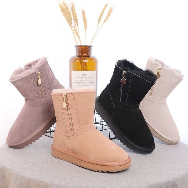women new winter genuine leather warm snow boots female zipper ankle fur plush fashion snow boots women non-slip casual, Black
women new winter genuine leather warm snow boots female zipper ankle fur plush fashion snow boots women non-slip casual, Black