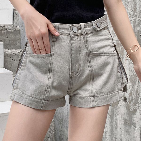 female new korean loose pants retro denim shorts denim tide high waist wear pants ladies students were thin short, Blue
female new korean loose pants retro denim shorts denim tide high waist wear pants ladies students were thin short, Blue
