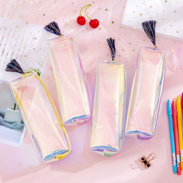 kawaii transparent glitter pencil case stationery bags creative pvc pen bag box school supplies student gift
kawaii transparent glitter pencil case stationery bags creative pvc pen bag box school supplies student gift