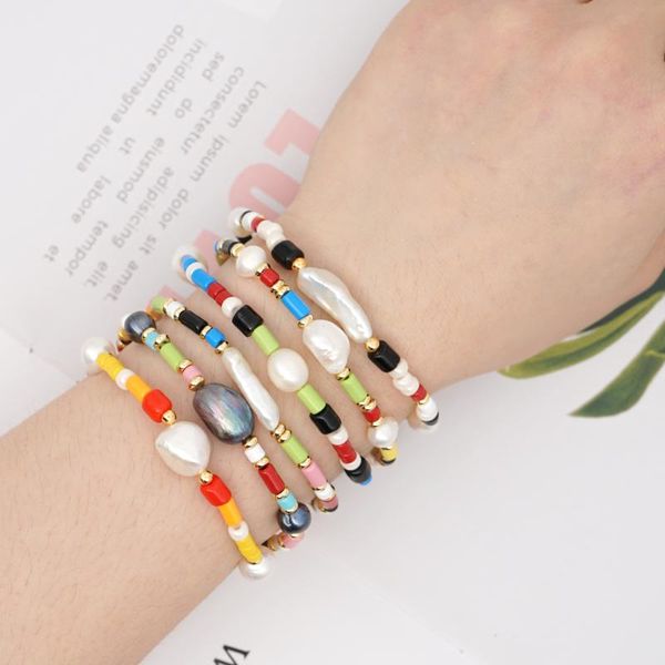 shinus bracelet women color enamel tile beads fresh water pearl bracelets pulseras mujer summer armband multicolor chic jewelry, Black
shinus bracelet women color enamel tile beads fresh water pearl bracelets pulseras mujer summer armband multicolor chic jewelry, Black