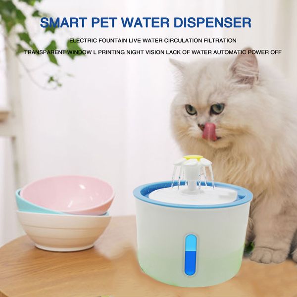 cat water purifier dog water dispenser creative saft led light plastic pet accessories feeder holder super silent
cat water purifier dog water dispenser creative saft led light plastic pet accessories feeder holder super silent