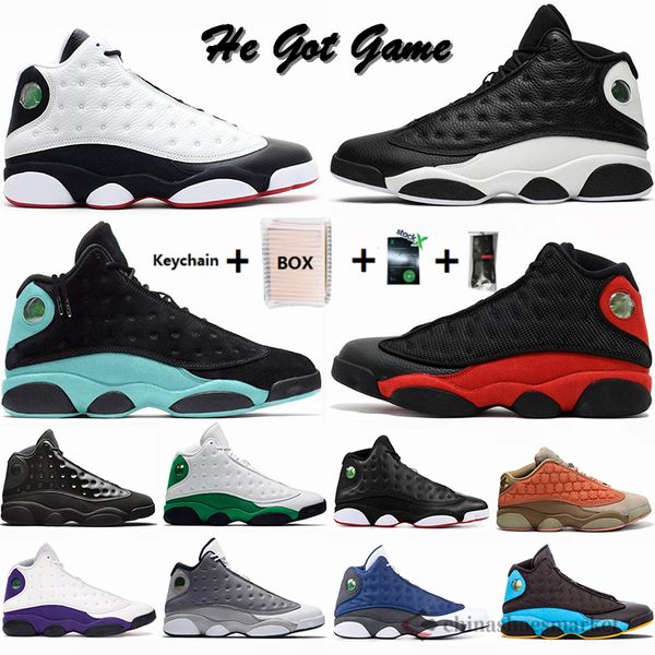 13 reverse he got game island green bred 13s mens basketball shoes cap and gown chicago flint black cat jumpman designer sports sneaker
13 reverse he got game island green bred 13s mens basketball shoes cap and gown chicago flint black cat jumpman designer sports sneaker
