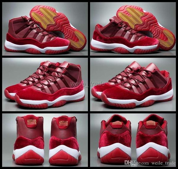 xi new 11 shipping velvet heiress mens basketball shoes red low high cut sneakers 11s trainers athletics sport shoes us 8-13
xi new 11 shipping velvet heiress mens basketball shoes red low high cut sneakers 11s trainers athletics sport shoes us 8-13