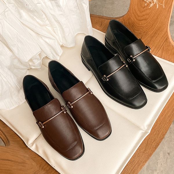 plux size 43 brand loafers women's flat shoes genuine leather metal decoration comfortable soft casual shoes women's oxford shoe, Black
plux size 43 brand loafers women's flat shoes genuine leather metal decoration comfortable soft casual shoes women's oxford shoe, Black