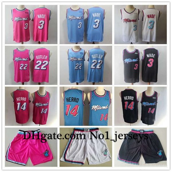 mens miami nba heat throwback jerseys dwyane 3 wade tyler 14 herro jimmy 22 butler basketball shorts basketball jersey 2020, Black;red
mens miami nba heat throwback jerseys dwyane 3 wade tyler 14 herro jimmy 22 butler basketball shorts basketball jersey 2020, Black;red