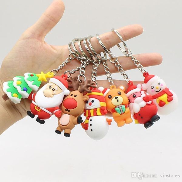 2020 christmas mascot santa claus keychain snowman elk doll christmas tree soft glue key ring pendant promotional christmas series gifts, Silver
2020 christmas mascot santa claus keychain snowman elk doll christmas tree soft glue key ring pendant promotional christmas series gifts, Silver