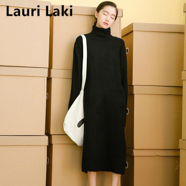 black long sweater dress turtleneck knit sweater winter 2019 plus size loose casual oversize mujer maxi women, White;black
black long sweater dress turtleneck knit sweater winter 2019 plus size loose casual oversize mujer maxi women, White;black