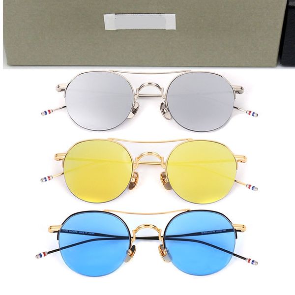 classic vintage round pilot sunglasses men thom aviato sun glasses with colored lens women uvgafas, White;black
classic vintage round pilot sunglasses men thom aviato sun glasses with colored lens women uvgafas, White;black