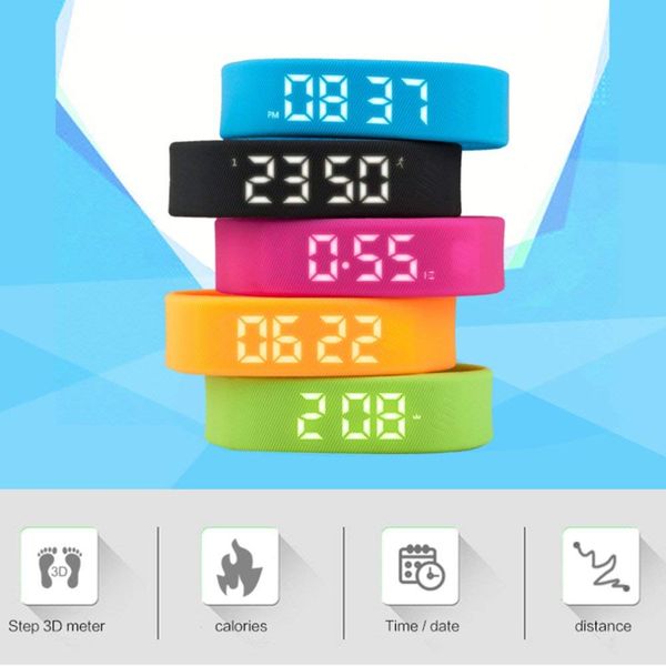 t5 bluetooth multifunction smart bracelet 3d led display pedometer sports wristband distance time date calorie silicone smart br, Slivery;brown 
t5 bluetooth multifunction smart bracelet 3d led display pedometer sports wristband distance time date calorie silicone smart br, Slivery;brown