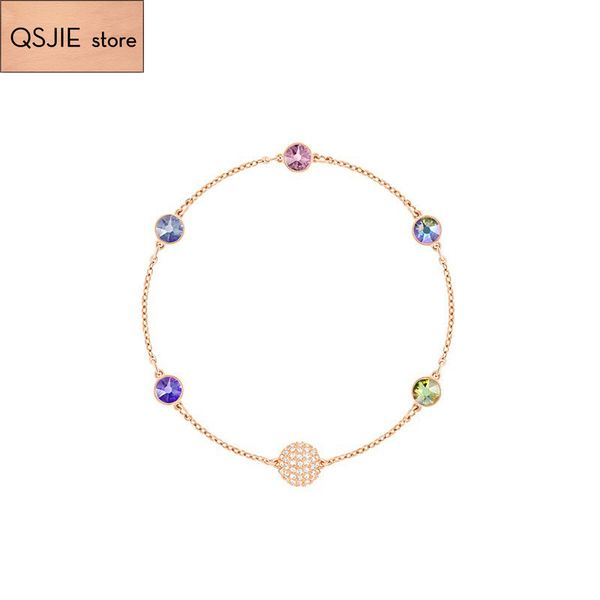 high-quality swa series invisible , colorful look suitable for women's all-round bracelet, Golden;silver
high-quality swa series invisible , colorful look suitable for women's all-round bracelet, Golden;silver