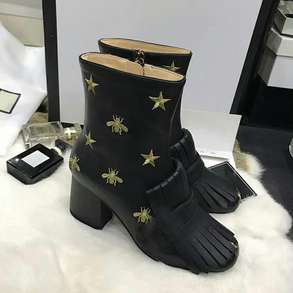 2019 designer women shoes fashion british boots round toe martin boots buckle strap chunky heel round toes embroidered tassel ankle boots
2019 designer women shoes fashion british boots round toe martin boots buckle strap chunky heel round toes embroidered tassel ankle boots