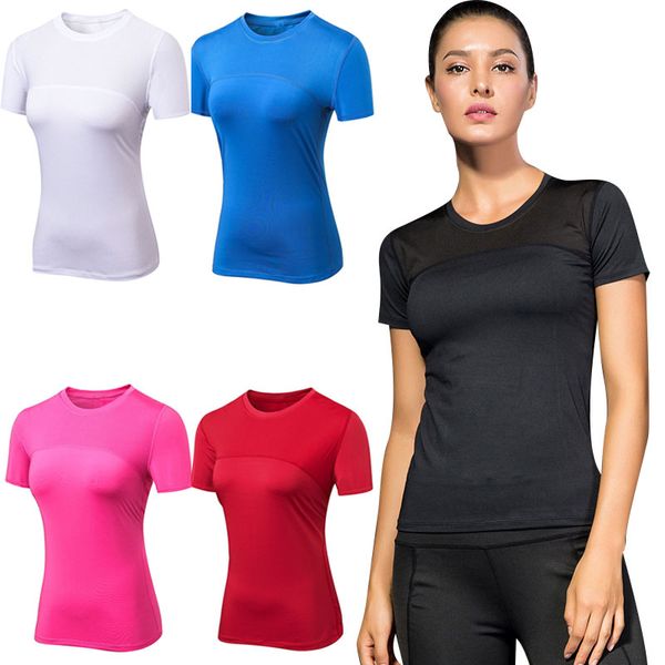 sport t-shirt short sleeve workout yoga running shirts quick dry performance exercise gym baselayer sport casual for women, Black;blue
sport t-shirt short sleeve workout yoga running shirts quick dry performance exercise gym baselayer sport casual for women, Black;blue
