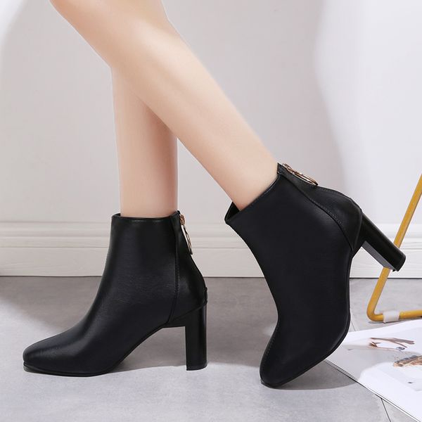 rock shoes woman women's mid calf boots lace up booties ladies winter footwear boots-women low heels booties luxury designer, Black
rock shoes woman women's mid calf boots lace up booties ladies winter footwear boots-women low heels booties luxury designer, Black