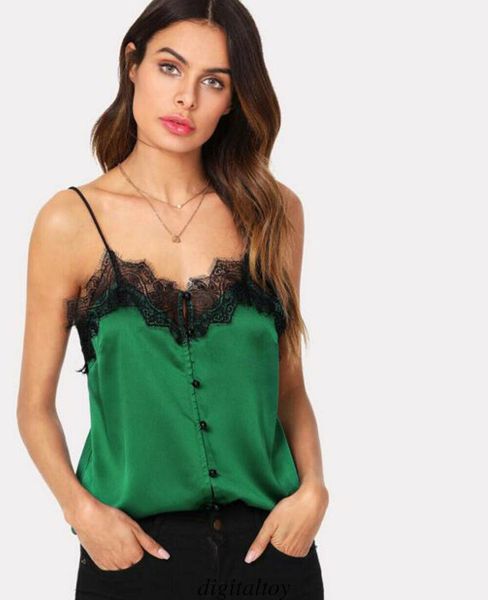 women off shoulder lace trim slip button v-neck summer casual sleeveless camisole, White
women off shoulder lace trim slip button v-neck summer casual sleeveless camisole, White
