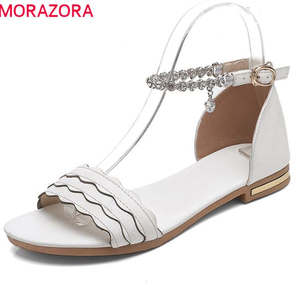 morazora 2020 big size 33-46 new arrive summer shoes simple buckle women sandals genuine leather casual flat shoes, Black
morazora 2020 big size 33-46 new arrive summer shoes simple buckle women sandals genuine leather casual flat shoes, Black