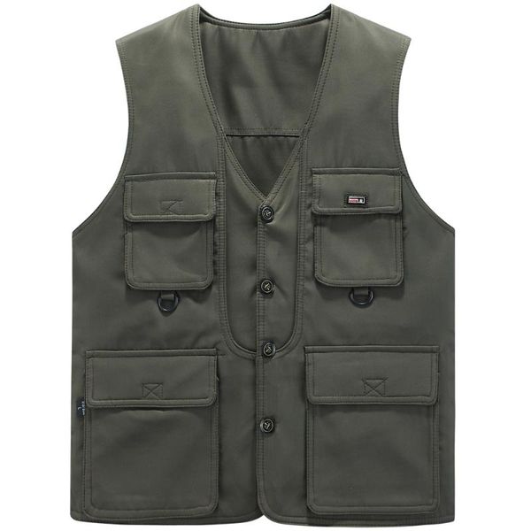 spring and autumn multi-pockets men' s vests jackets cotton outerwear & coats middle-age man xxxl, Black;white
spring and autumn multi-pockets men' s vests jackets cotton outerwear & coats middle-age man xxxl, Black;white