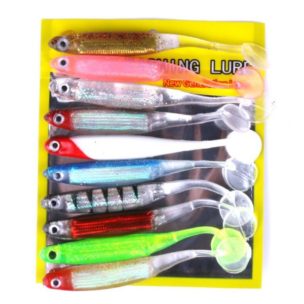 new 10pcs/set artificial fishing lure soft pesca lure 52g japan shad worm swim bait jig head fishing silicone rubber
new 10pcs/set artificial fishing lure soft pesca lure 52g japan shad worm swim bait jig head fishing silicone rubber