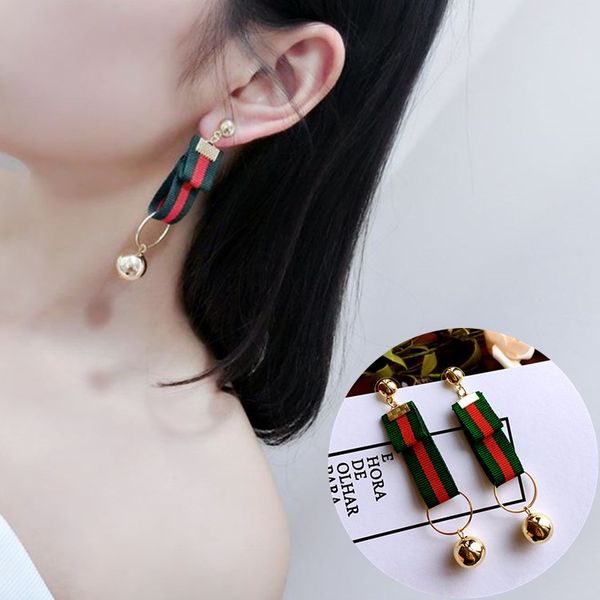 6 pieces stripe earring red green star pearl ribbon female graceful long earrings women luxury accessories jewelry, Golden
6 pieces stripe earring red green star pearl ribbon female graceful long earrings women luxury accessories jewelry, Golden